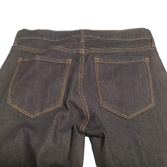 Banana Republic Premium Denim (28x30) Girlfriend Straight Dark Jeans (sized 26) - Picture 3 of 9